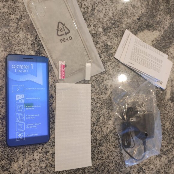 Alcatel 1 5033E 4G LTE 16GB GSM Unlocked Dual Sim Smartphone - Picture 3 of 9